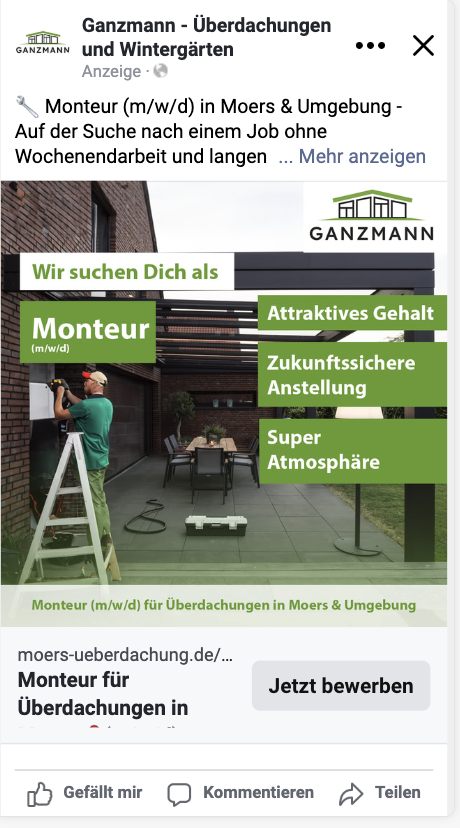 Vorstellung des Betriebs