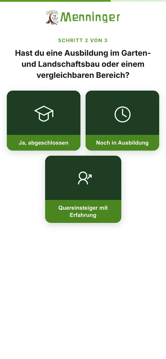 Frage Ausbildung